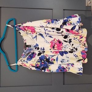 Cold Shoulder Floral Top